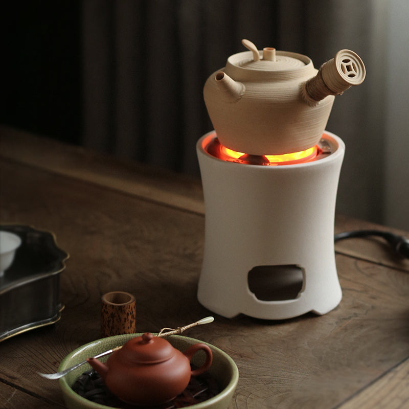 Weißeton-Doppelzweckofen elektrisch und kohlebetrieben Z0067