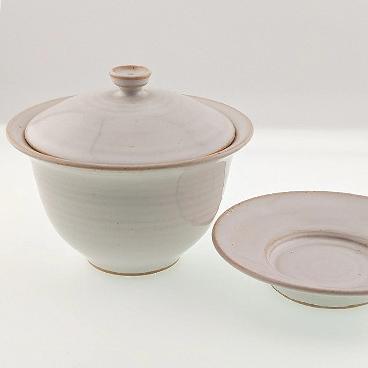 MichikoShida Gaiwan M 150ml W weiss