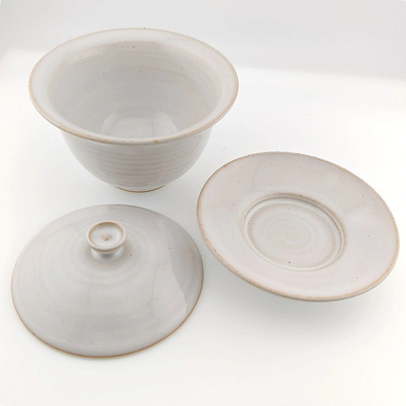 MichikoShida Gaiwan M 150ml W weiss