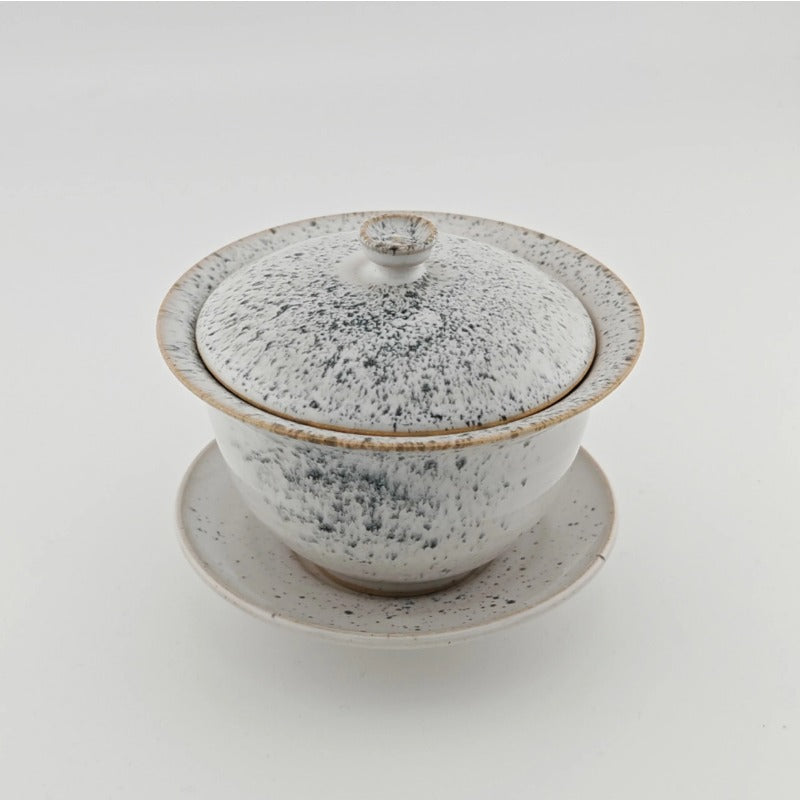 MichikoShida Gaiwan M 150ml W black splash