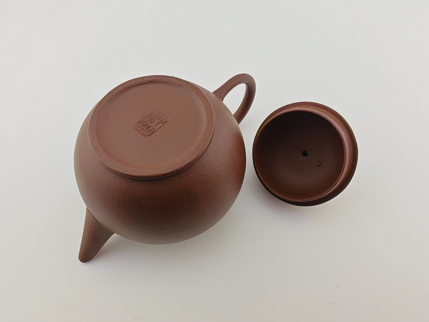 Yixing Zisha Teekanne 120ml, Zini-Ton, Shuiping Form