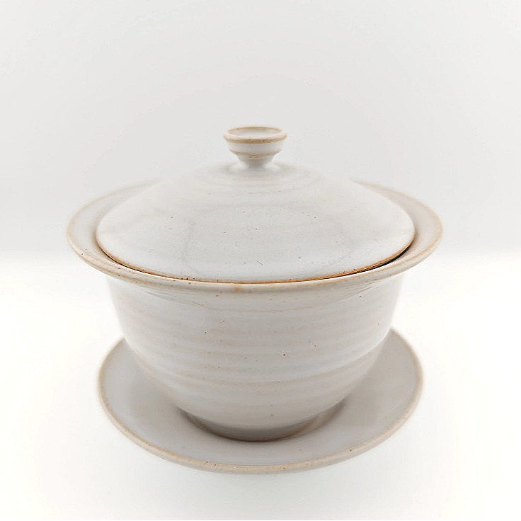 MichikoShida Gaiwan M 150ml W weiss