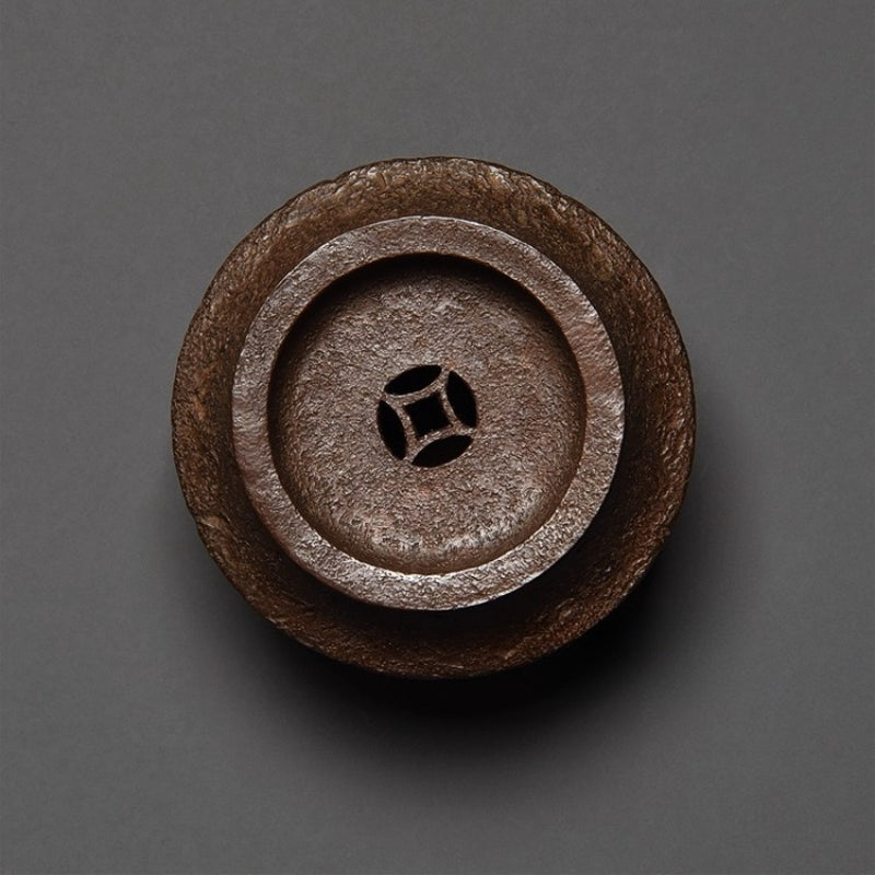 Wabi-Sabi Kupfer-Kensui – Retro-Teewasserbehälter für Gongfu-Tee, 260 ml