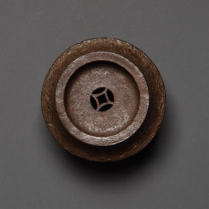 Wabi-Sabi Kupfer-Kensui – Retro-Teewasserbehälter für Gongfu-Tee, 260 ml