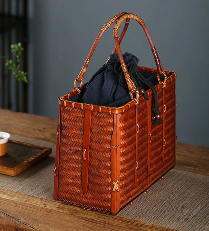 Bamboo bag - nostalgic style