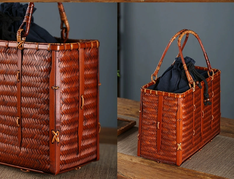 Bamboo bag - nostalgic style