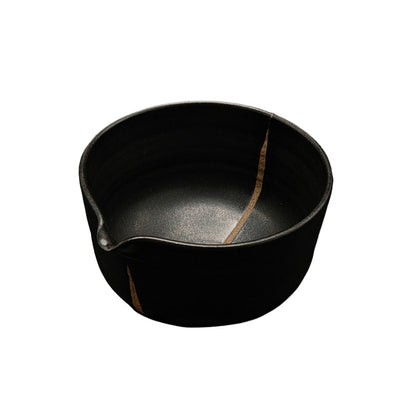 Michiko Chawan mit Ausguss – Handgefertigte Teeschale für Matcha oder Schalen-Aufguss-Tee