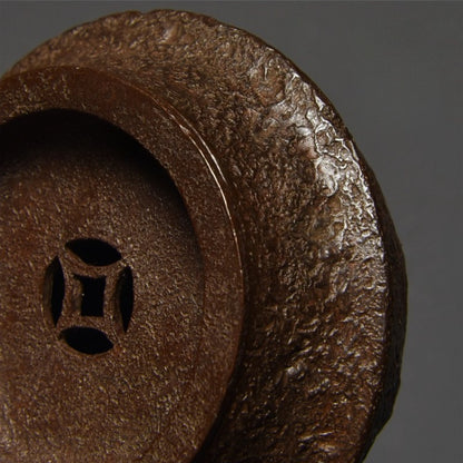 Wabi-Sabi Kupfer-Kensui – Retro-Teewasserbehälter für Gongfu-Tee, 260 ml