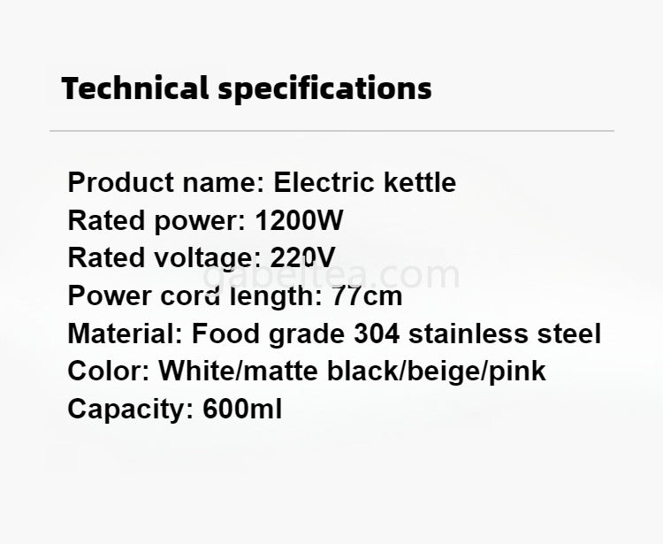 Xiaoti electric kettle 600ml