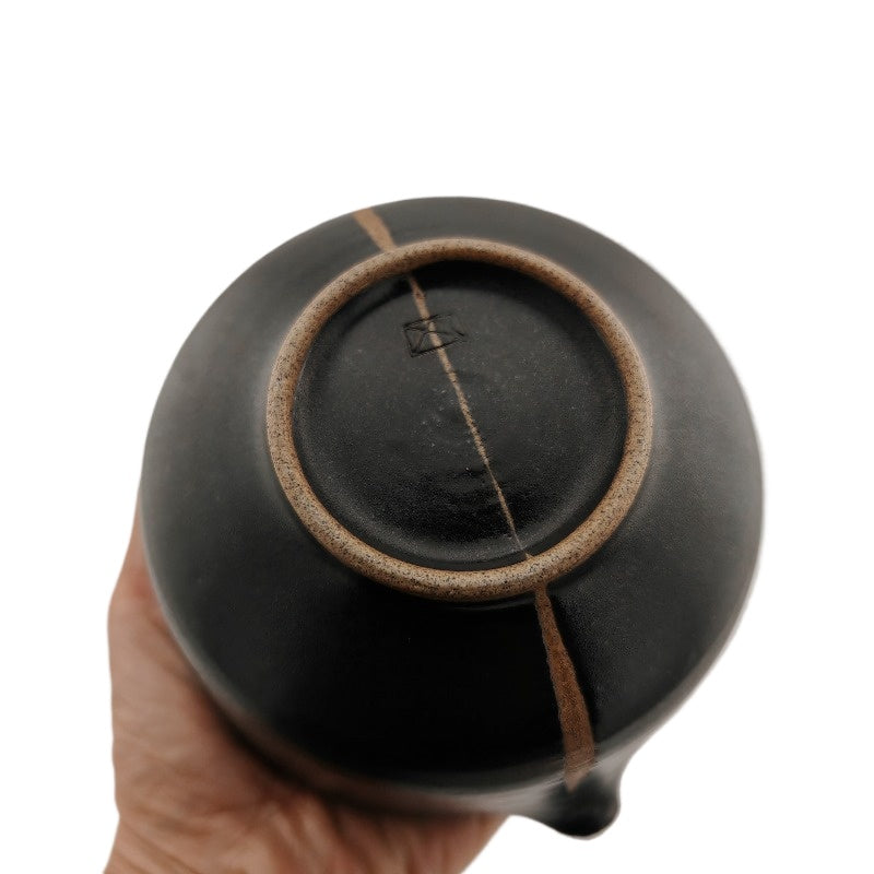 Michiko Chawan mit Ausguss – Handgefertigte Teeschale für Matcha oder Schalen-Aufguss-Tee