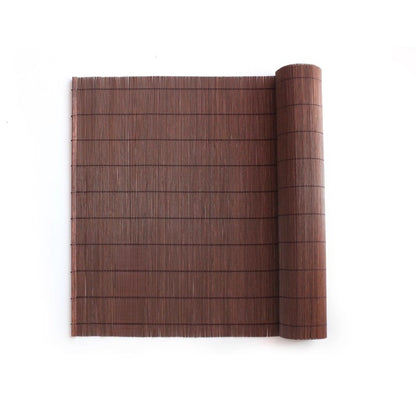 Bambus-Chaxi Teetischläufer – Handgefertigt, Karbonisiert & Lackiert, 15x160 cm