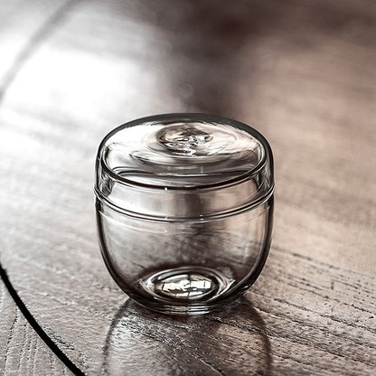 Natsume Form Glass Tea Caddy / Wake Up Jar 5.5mm*5.5mm