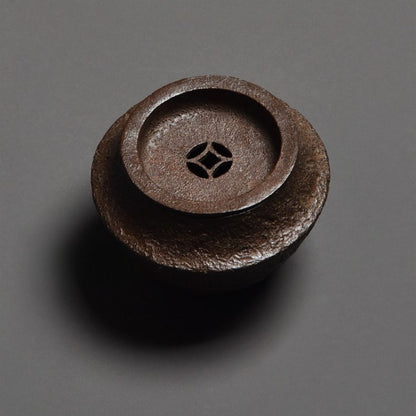 Wabi-Sabi Kupfer-Kensui – Retro-Teewasserbehälter für Gongfu-Tee, 260 ml