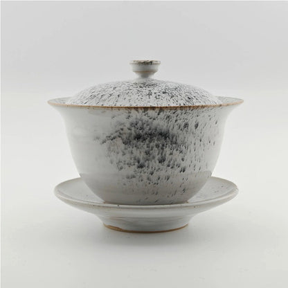 MichikoShida Gaiwan M 150ml W black splash