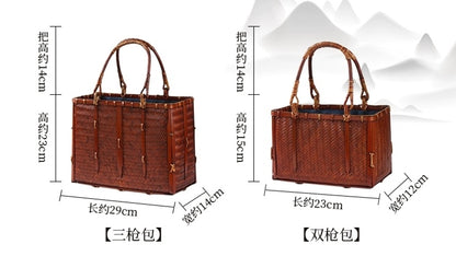 Bamboo bag - nostalgic style