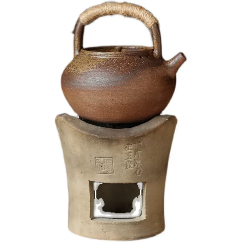 Tee-Brazier „XiaoSanfeng“  im antiken Stil – für Holzkohle & Alkoholbrenner