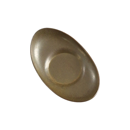 Vintage Kupfer-Untersetzer – Yuanbao-Form, Retro-Teeuntersetzer für Gongfu-Tee