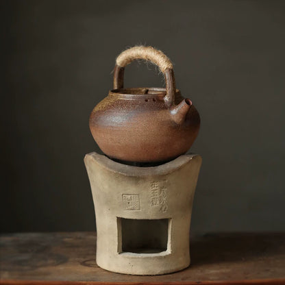 Tee-Brazier „XiaoSanfeng“  im antiken Stil – für Holzkohle & Alkoholbrenner