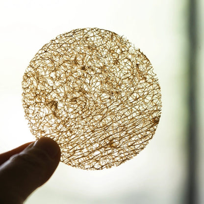 Luffa coaster ø6cm