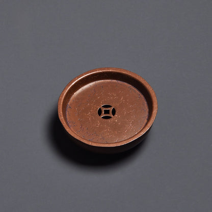 Edle kleine Kensui aus rotem Kupfer – Mit Deckel im Kupfermünzen-Design 160ml